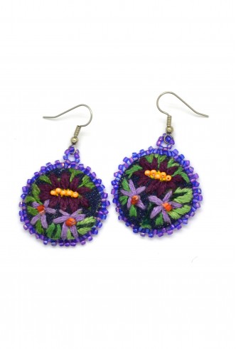 Denim Flor Earrings Denim Flor Earrings